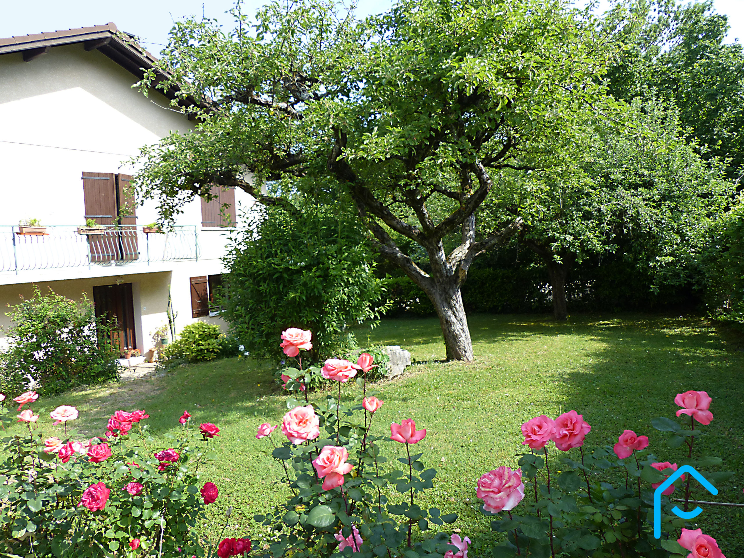 A vendre maison individuelle Jacob Bellecombette Savoie Chambéry terrain piscine jardin vue 9