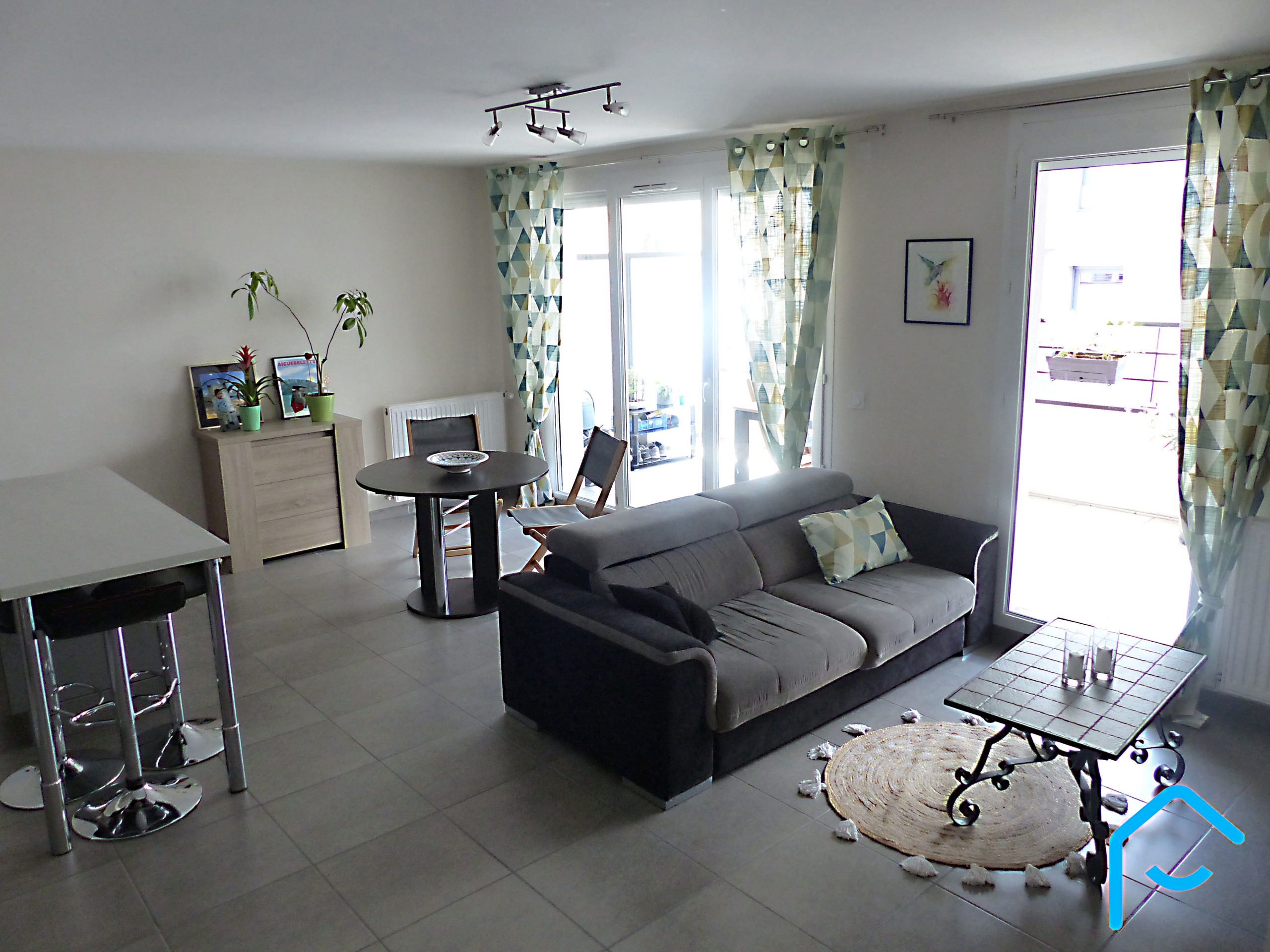 A vendre appartement type T4 Chambéry Savoie terrasse vue 1