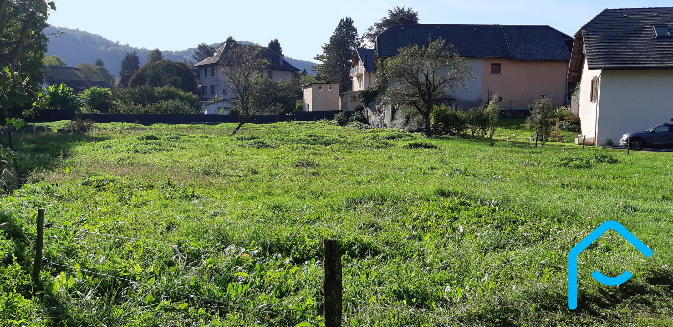 A vendre Savoie Sonnaz Terrain constructible plat résidentiel vue 2