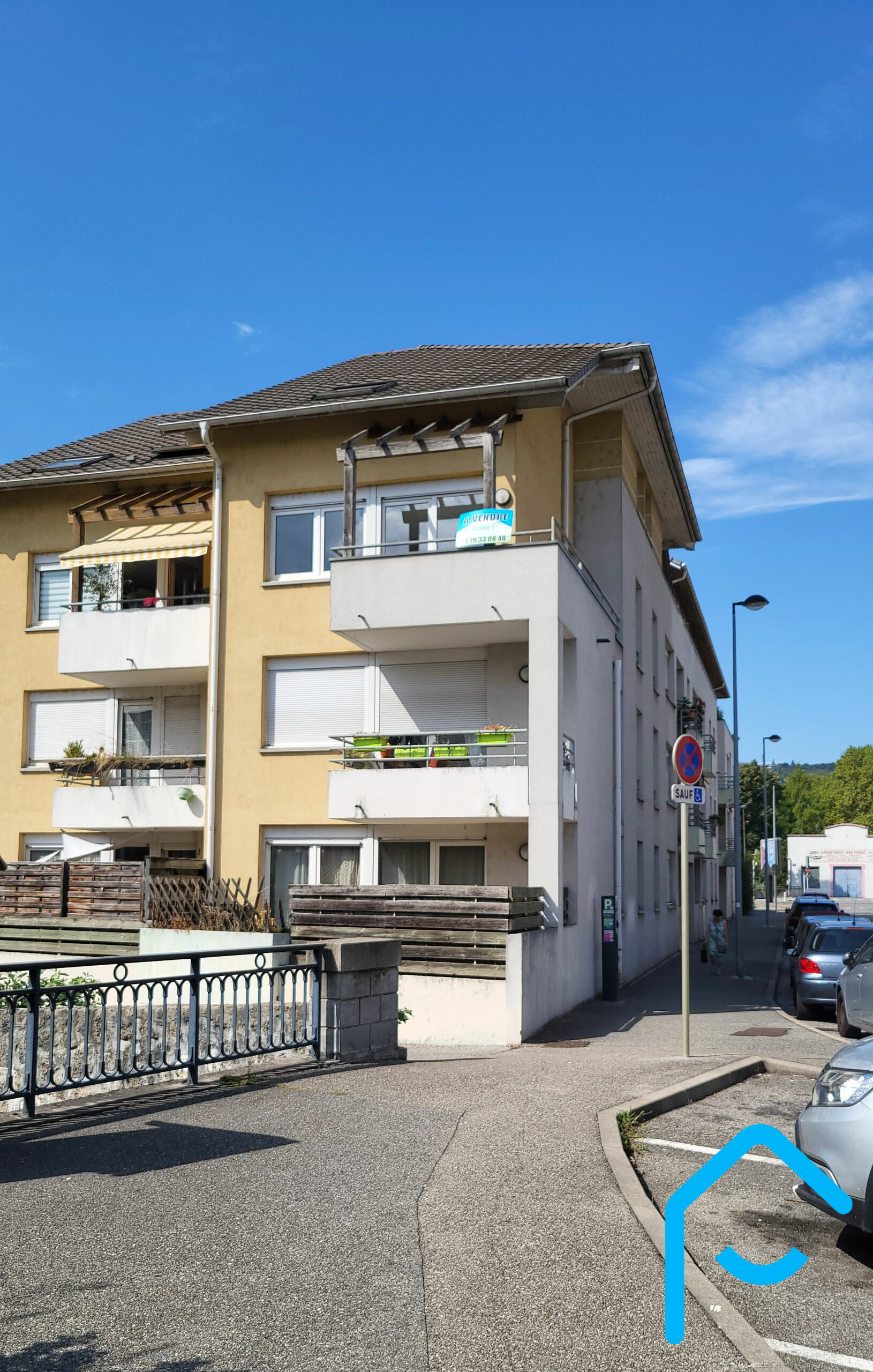 Appartement T4 duplex Chambéry vue montagnes vue 1