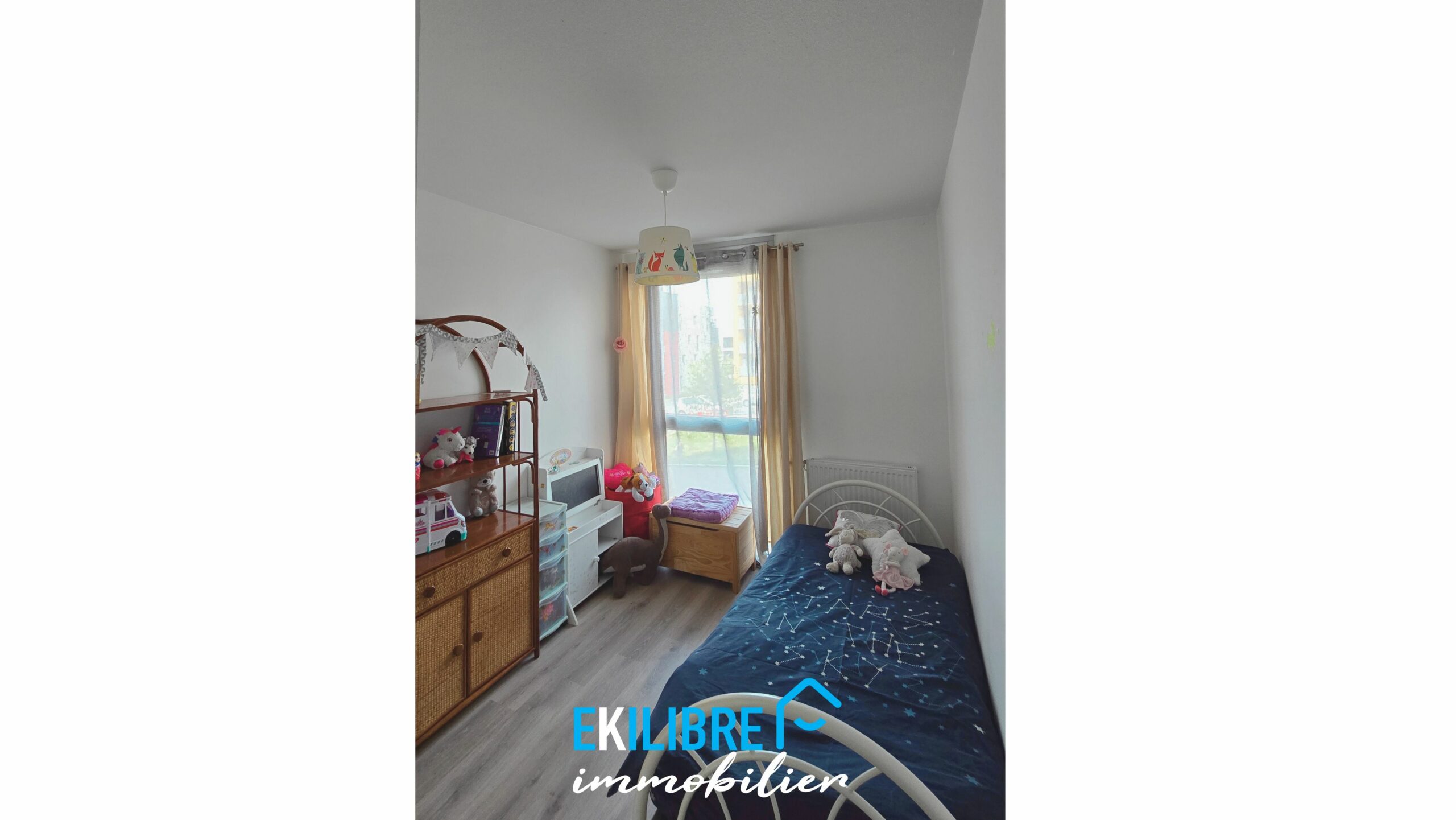 A vendre savoie Chambéry Cognin T3 rez de jardin garage vue chambre 2