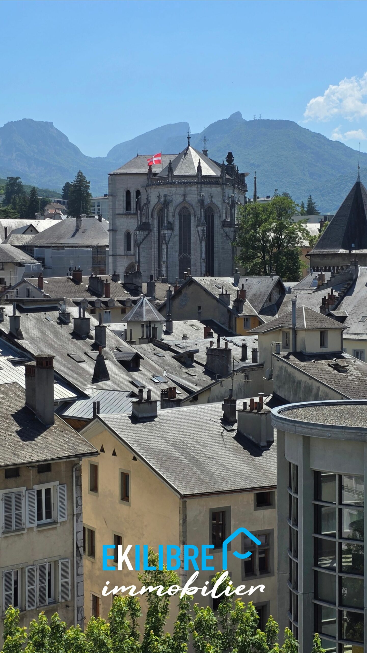 A vendre appartement T4 Chambéry centre ville vue chateau et massifs 5