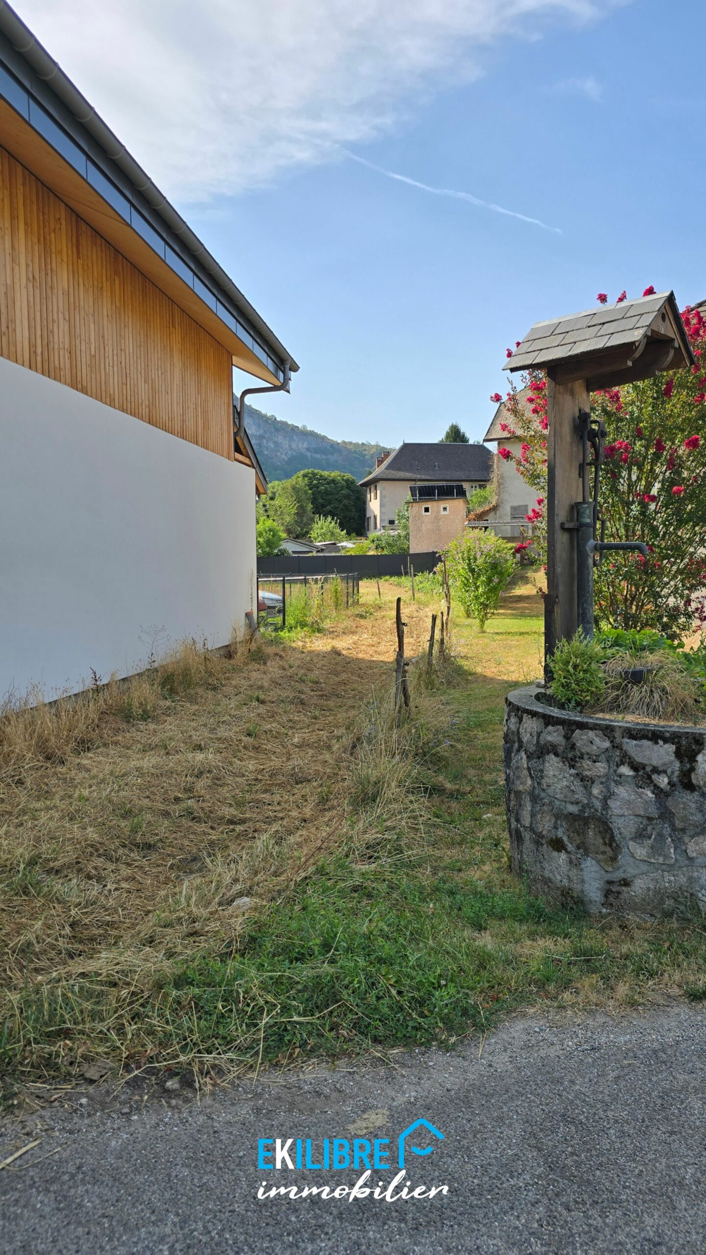 Terrain constructible Sonnaz vue montagnes vue 1