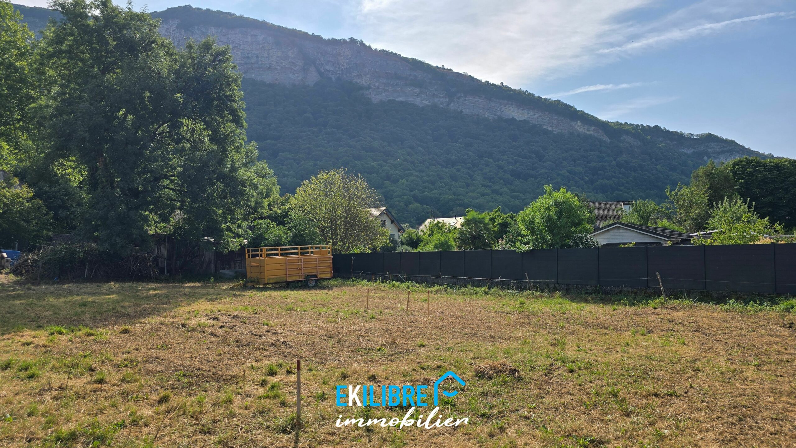Terrain constructible Sonnaz vue montagnes vue 2
