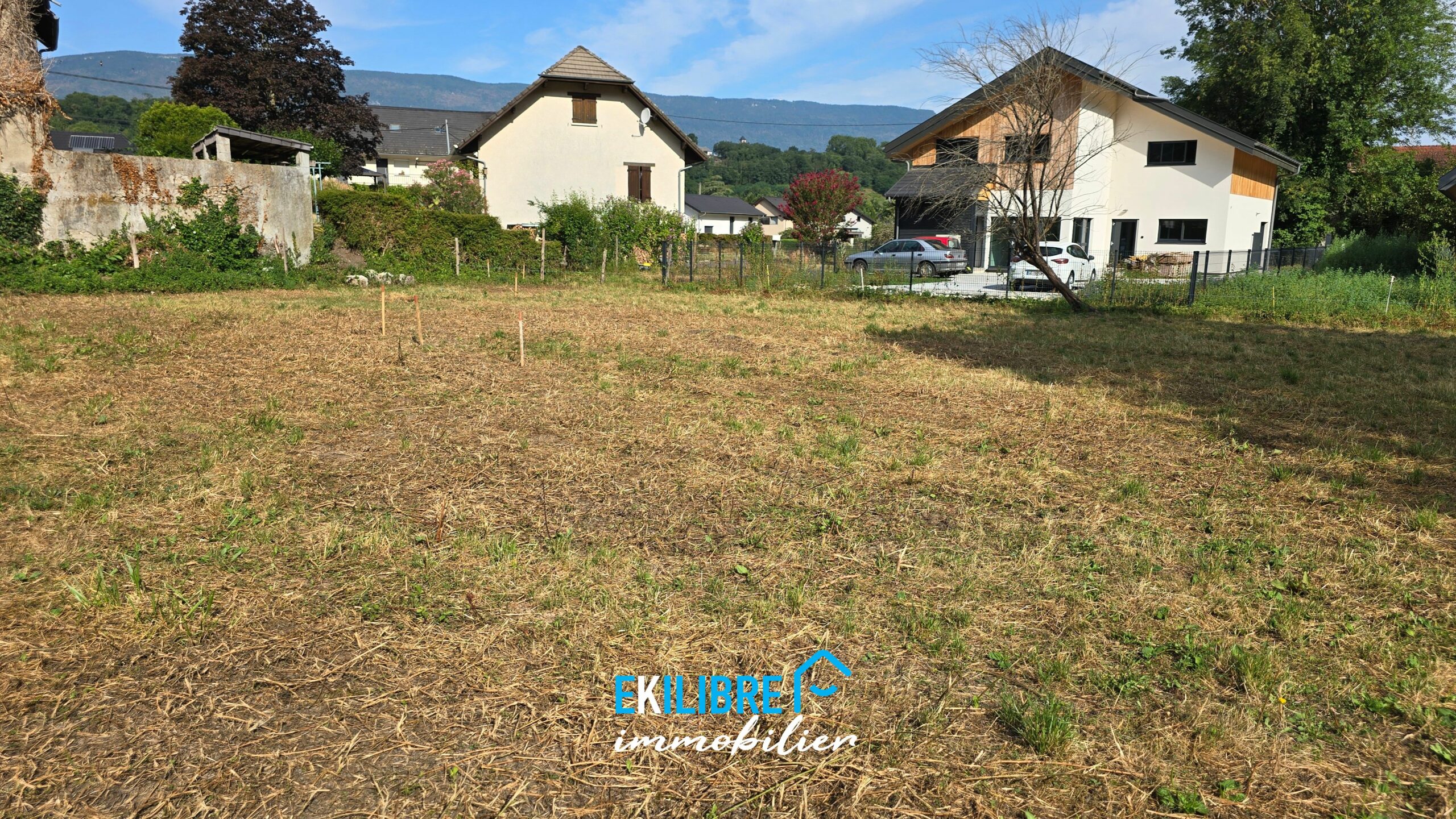 Terrain constructible Sonnaz vue montagnes vue 6