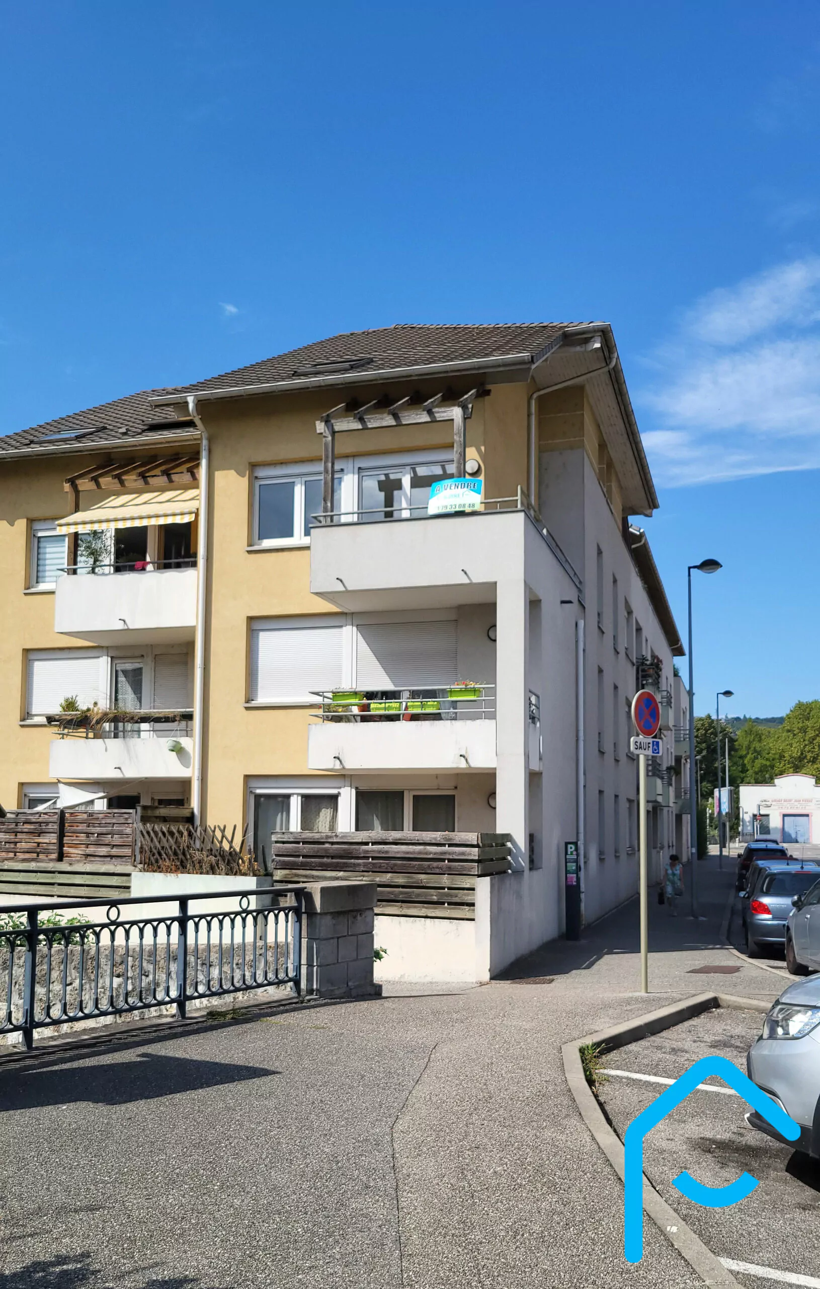Appartement T4 duplex Chambéry vue montagnes vue 1